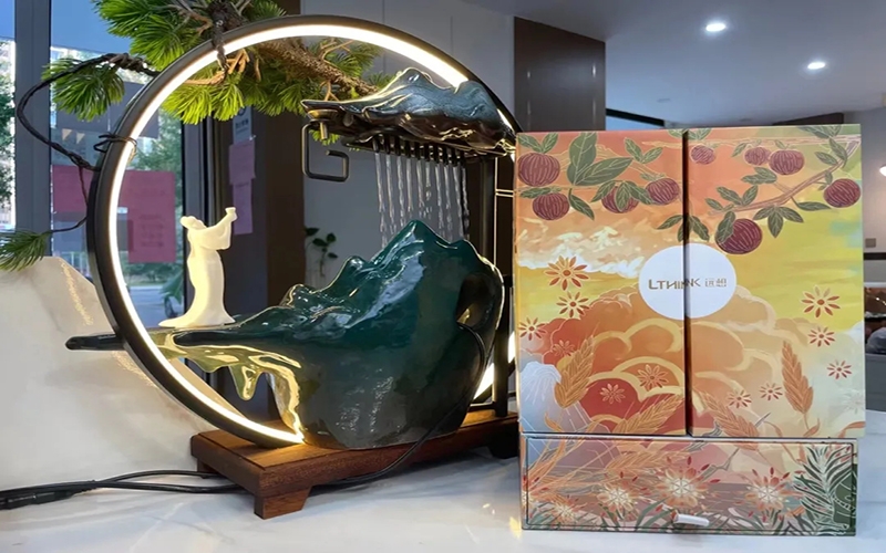 四時皓月·中秋禮盒 I 茶月相逢歡喜人間，繁燈流光共度佳期